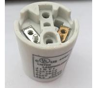 2 pz Fabbrica diretta standard DEGLI STATI UNITI E26 portalampada in ceramica UL vite portalampada in porcellana 4KV filo di bloccaggio 600 V vite di messa a terra guarnizione(2PCS)