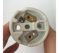 2 pz Fabbrica diretta US standard E26 portalampada in ceramica UL vite portalampada in porcellana 4KV filo di blocco 600 V guarnizione a vite di terra