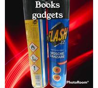 3x Flash Spray Mosche/Zanzare 250 Ml.