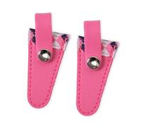 2 Pz Forbici Punta Coperture PU Pelle Forbici Guaina Colore Lattice Ricamo Forbici Coperture Protector
