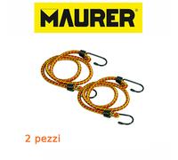 2 Pz Fune elastica diametro 8 mm con ganci acciaio molla portapacchi resistente