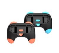 2 Pz Gamepad di ricambio per JoyCon Grips per Switch 2 Joypad Hand Grip Stand Controller Gamepad Staffa per NS Switch 2 Console di gioco Accessori (Orange-blue)