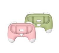 2 Pz Gamepad di ricambio per JoyCon Grips per Switch 2 Joypad Hand Grip Stand Controller Gamepad Staffa per NS Switch 2 Console di gioco Accessori (Pink-green)
