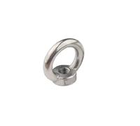 2 PZ golfare di sollevamento dado golfare di sollevamento gancio dado M3 M4 M5 M6 M8 M10 M12 in acciaio inox 304 12mm 15mm 20mm 25mm(M6x16)