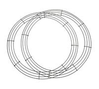 2 pz in metallo anelli floreali fiore corona di cerchi in ferro Ghirlanda