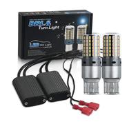 2 pz Led 1156 BA15S P21W 1156 BAU15S PY21W Canbus 3014 120SMD doppio colore nessun errore 7440 W21W T20 luce di segnalazione auto DRL lampada 12V