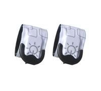 2 pz LED Wristband USB Ricaricabile Luce Braccialetto Riflettente LED Bracciali Da Polso Running Fascia Da Braccio Indossabile Cintura Da Corsa