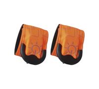2 pz LED Wristband USB Ricaricabile Luce Braccialetto Riflettente LED Bracciali Da Polso Running Fascia Da Braccio Indossabile Cintura Da Corsa