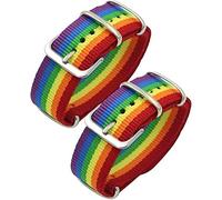2 pz Lesbiche Gay Bisessuali Transgender Bracciali Arcobaleno Pride Tessuto Intrecciato Uomini Donne Coppia Amicizia Regalo dei Monili Convenient And Practical
