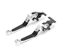 2 Pz Leva del Freno Moto Regolabile CNC Lega di Alluminio Sostituzione per Forza 250/300/350 2018-2021 (Argento)