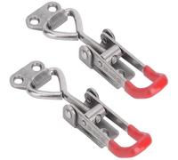 2 pz/lotto 304 acciaio inox push pull scatola regolabile fibbia orizzontale port