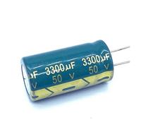 2 pz/lotto 50V ad alta frequenza a bassa impedenza 50V 3300UF condensatore elettrolitico in alluminio dimensione 18 * 35 3300UF50V 20%