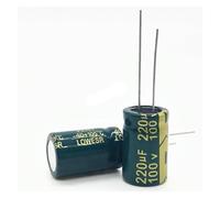 2 pz/lotto ad alta frequenza a bassa impedenza 100 V 220 UF 13 * 20 20% condensatore elettrolitico in alluminio radiale 220000nf 20%