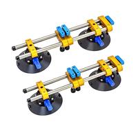 2 pz/lotto Setter for giunzioni senza cuciture con ventose da 6 pollici for giunzione di giunture e livellamento Strumento professionale for l'installazione di controsoffitti for marmo di pietra di gr