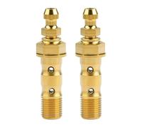 2 Pz M10X1.0/1.25Mm Passo Bullone Banjo In Titanio Con Valvola Di Spurgo Per Viti Frizione Freno Moto Singolo/Doppio Foro, Tipo d'oro 2, M10 Pitch 1,0mm