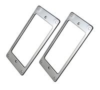 2 Pz Metallo Chitarra Elettrica Pickup Base Piatto Montaggio Interno Telaio 2x2 mm