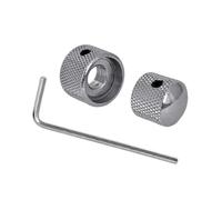 2 Pz Metallo Chitarra Manopole di Controllo Per Basso Elettrico & Chitarra Vol/Tone Regolazione Parti di Ricambio Volumi Metallo Manopola di Controllo