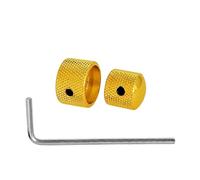 2 Pz Metallo Chitarra Manopole di Controllo Per Basso Elettrico & Vol/Tone Regolazione Parti di Ricambio Resistente Tono Manopola
