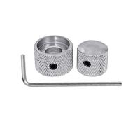 2 Pz Metallo Chitarra Manopole di Controllo Per Basso Elettrico & Vol/Tone Regolazione Parti di Ricambio Resistente Tono Manopola