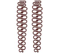 2 pz moda francese capelli styling clip stick chignon creatore treccia accessori per capelli capelli treccia strumento marrone pratico
