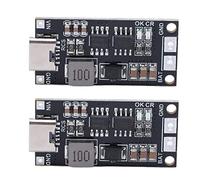 2 Pz Modulo Caricabatteria Boost Scheda Caricabatteria Al Litio 2S Tipo C Versione DC 3-6 V a 8.4 V Boost Modulo Batteria Al Litio(4A)