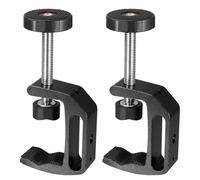 2 Pz Morsetto a C, Morsetti a C con Vite Grandi, Morsetti da Tavolo per Legno, Morsetto da Tavolo per Cassetti Saldatura Artigianato Montaggio su Scrivania (0-47 mm)