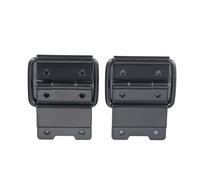 2 pz Nastro/Nero Cerniere for armadi Flight Case Porte Scatole for attrezzi Armadi Supporto Cerniera Valigia Montaggio Air Box Accessori 6 Fori(Black 2pcs)