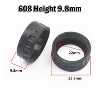 2 Pz Nero Potenza Attrezzo Cuscinetto Gomma Manica 607 608 6000 Smerigliatrice