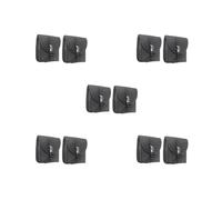 2 Pz Nylon Marsupio Donne Uomini Adolescenti Zaino Zaino Borsa Tasca Esterna di Sopravvivenza Camper Accessori Verde, Set da 5 (nero), as description, come descrizione