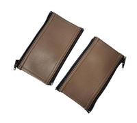 2 pz/pacco Passeggini Grip Cover Resistente agli strappi PU Pelle Manicotto Protettivo Pulizia Rapida per Modello Dedicato Passeggini Con Cerniera Maniglia Protector