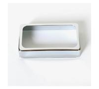 2 Pz/pacco Stile Aperto Nichel Argento Per Lp Chitarra Pickup Copre Humbucker Formato Per Humbucking Pickup Parti Di Costruzione parti di chitarra(Chrome)