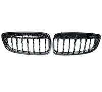 2 Pz/paia Per BMW Serie 4 F32 F33 F36 ABS Di Plastica Auto Paraurti Anteriore Griglia Nero Lucido Sport Rene Griglia Stile Metero Griglia Radiatore
