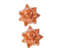 2 Pz Palla Fitness Perline Da Massaggio Palle Di Mano Cinesi Palloni Appuntiti a Mano Globo Per Grilletto Mano Bal Di Allenamento Fisioterapia Pvc Tenere La Palla