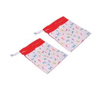 2 Pz Pannolino in Tessuto, Sacchetti Riutilizzabili Impermeabili con Due Tasche con Cerniera, Ideale per i Cambi di Pannolino per la Conservazione dei Vestiti da Palestra (B19)