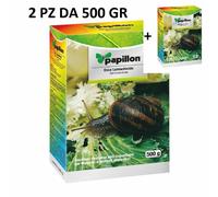 2 PZ PAPILLON - ESCA LUMACHICIDA GRANULARE GR. 500 GIARDINO PIANTE ORTO FRUTTA
