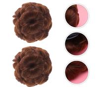2 pz parrucca di fiori per capelli artigli capelli chignon coda coda di