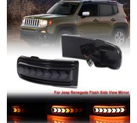 2 pz Per Jeep Renegade Arrow Dinamico LED Indicatori di direzione Sequenziale Lampeggiante Specchio lampeggiante Luce 2015-2022