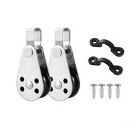 2 pz Per Kayak Trolley Kit con Pulegge Blocchi Soluzione di Ancoraggio Affidabile per Canoe