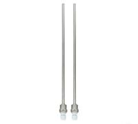 2 pz per sensore di temperatura pozzetto con filettatura G 1/2 vite in acciaio inox manicotto ad immersione per misura media del contatto termico (8 x 300 mm)