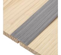 2 pz per T-Molding 6.56x1.97" grigio eff legno