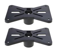 2 Pz Piano Stand Vassoio Fondo Per Sedile Suono Stand Foro di Montaggio Base Sul Palco Per Tweeter Wo