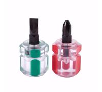 2 pz Piatto Phillips Cacciavite Mini Cacciavite Breve Piccolo Split Kit Strumenti di Riparazione Set Verde+Rosso Bella e Attraente