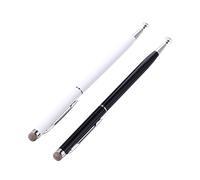 2 pz piatto touchscreen penna elegante penna stilo capacitivo ad alta precisione stilo stilo per touch screen penna da disegno penna tablet moda pennello tablet stilo panno fibra
