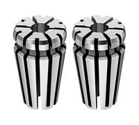 2 pz Pinza a Molla ER25-9, Mandrino per Tornio e Fresatrice CNC con precisione 0,08, Pinze di Bloccaggio in Acciaio al Carbonio per Incisore e Utensili per Tornio e Fresatrice