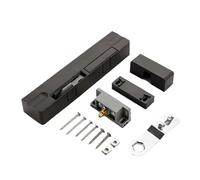 2 pz Porta di Smorzamento Buffer Legno Piatto Apertura Verso L'esterno Invisibile Chiusura Della Casa Silenzioso Idraulico Più Vicino Anti-pizzico per Porte Interne(Black)