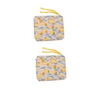 2 Pz Porta Vagabondo Borse Sacco a Pelo Sacchetti Per Snack Borsa Da Viaggio Per Il Trucco Cosmetico Borsa Da Viaggio Cosmetica Trasparente Mini Buste Cotone Espanso Yellow TOVINANNA