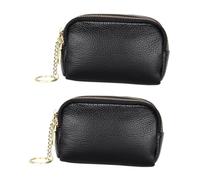 2 Pz portafoglio borse sacche Portamonete con zip strenna gabs portafogli portamonete da uomo mini borsa con cerniera cambio titolare portamonete con cerniera Black GALPADA