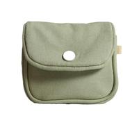 2 PZ Portamonete Portatile Nuovo Solido Mini Portafoglio Contanti Leggero Cotone Sacchetto Delle Cuffie Delle Donne Portachiavi Porta Carta Da Viaggio, A-verde, Taglia unica