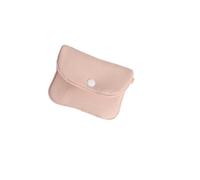 2 PZ Portamonete Portatile Nuovo Solido Mini Portafoglio Contanti Leggero Cotone Sacchetto Delle Cuffie Delle Donne Portachiavi Porta Carta Da Viaggio, B-rosa, Taglia unica