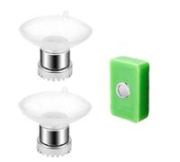 2 pz Portasapone magnetico,porta sapone da muro, porta saponetta bagno, magnete sapone, porta sapone da doccia senza foratura, in acciaio inossidabile per bagno e cucina